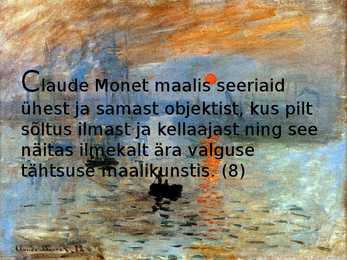 Impressionismi esitlus #9