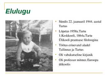 Jaan kaplinski #2
