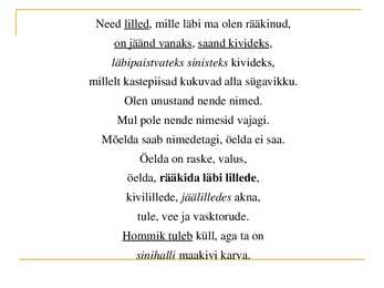 Jaan kaplinski #12
