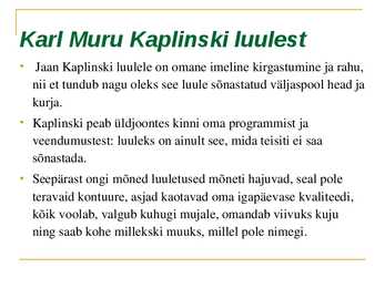Jaan kaplinski #16