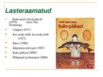 Jaan kaplinski #7