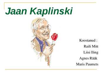 Jaan kaplinski