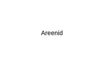 Areenide leidumine ja omadused