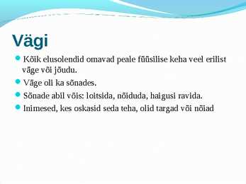 Muinasusund põhjalik esitlus #3