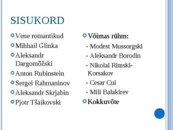 vene romantikud #2