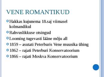 vene romantikud #3