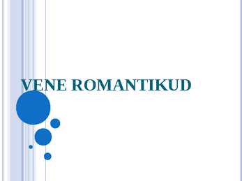 vene romantikud