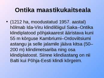 Põhja-Eesti looduskaitsealad #26