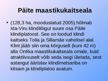 Põhja-Eesti looduskaitsealad #30