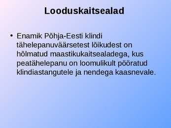 Põhja-Eesti looduskaitsealad #4