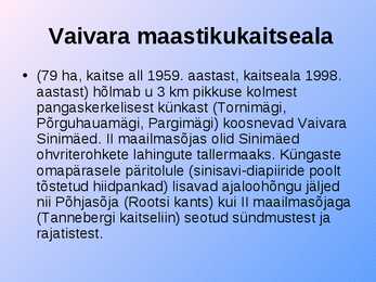 Põhja-Eesti looduskaitsealad #32