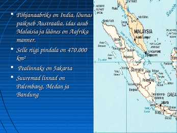 Uurimustöö Sumatra kohta #2
