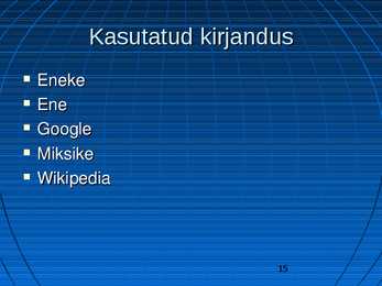 Uurimustöö Sumatra kohta #15