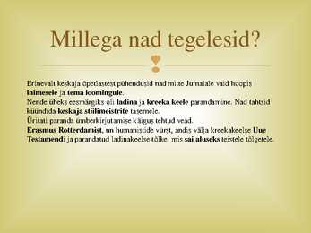 Renessanss ja humanistid esitlus #12