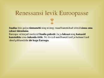 Renessanss ja humanistid esitlus #6