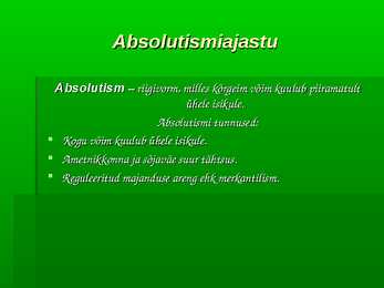 Prantsuse absolutism #2