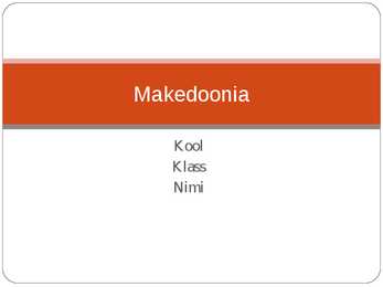 Makedoonia-powerpoint