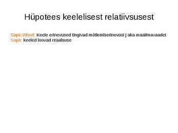 Keeleteaduse alused ülevaade #46