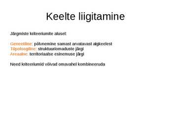 Keeleteaduse alused ülevaade #55
