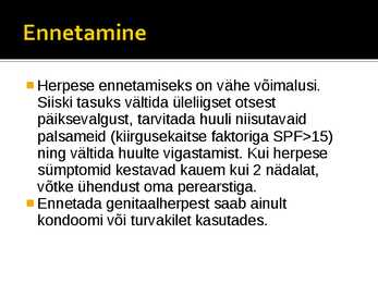 Herpese olemus #4