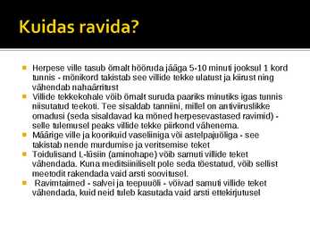 Herpese olemus #6