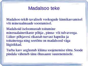Madalsoo #8