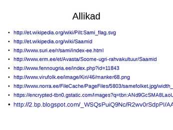 Saamide kultuur-keel ja olemus #13