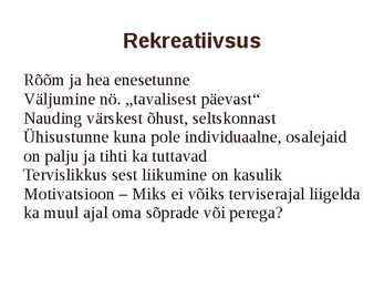 Eesti terviseradadel ümber maailma #4