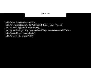 King James Bible esitlus #7