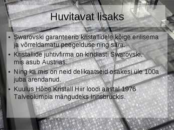 Tööstuskaup Iseseisevtöö - Swarovski kristallid #11