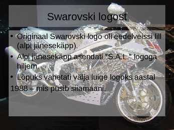 Tööstuskaup Iseseisevtöö - Swarovski kristallid #6