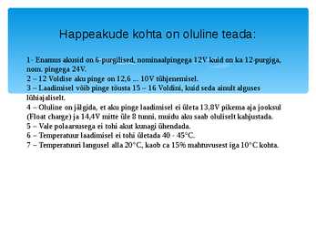 LAEVA ELEKTRIAKUD 2 #15