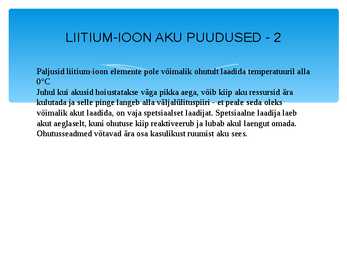 LAEVA ELEKTRIAKUD 2 #47