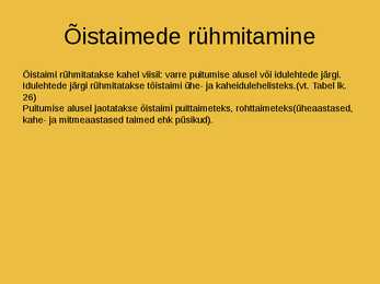 Katteseemnetaimed #5