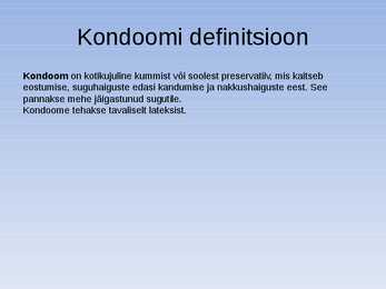 Kondoom #2