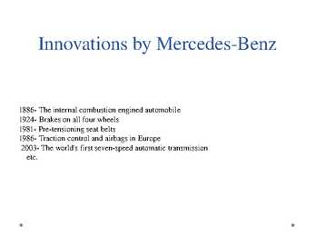 Mercedes-Benz Esitlus #5
