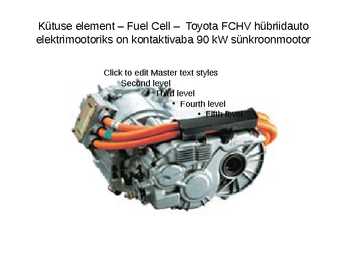 Fuel Cell - kasutus autodel - väikelaevadel #12