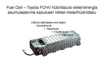 Fuel Cell - kasutus autodel - väikelaevadel #14