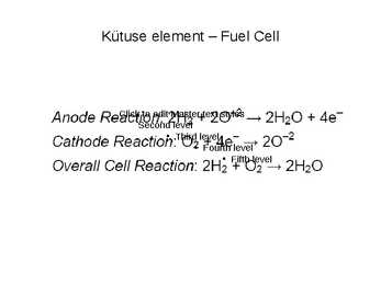 Fuel Cell - kasutus autodel - väikelaevadel #7