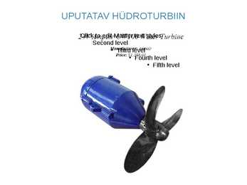 Hüdroturbiin väikelaevale #11