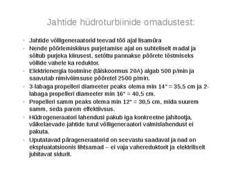 Hüdroturbiin väikelaevale #3