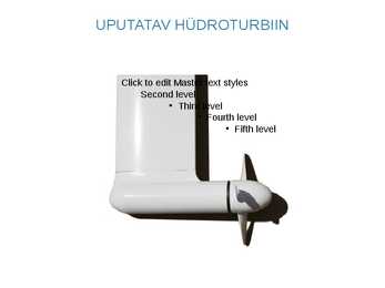 Hüdroturbiin väikelaevale #6