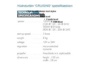 Hüdroturbiin väikelaevale #10