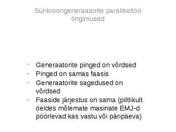 Sünkroongeneraator v1 #16