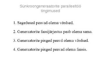 Sünkroongeneraator v1 #17