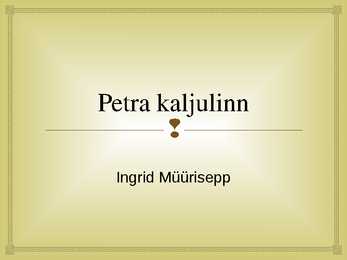Petra kaljulinn