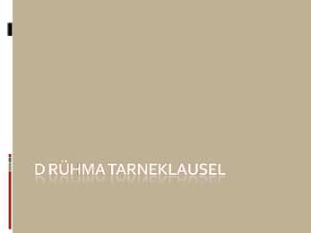 Tarneklauslid #6