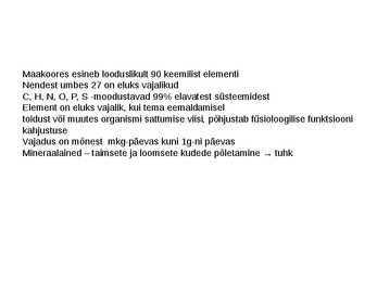 Mineraalained ja jagunemine #2
