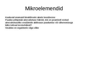 Mineraalained ja jagunemine #11