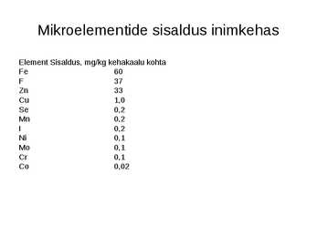 Mineraalained ja jagunemine #12